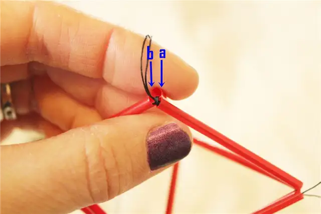 DIY (своими руками) Goemetric Straw Ornaments-You will not want to knot these side joints