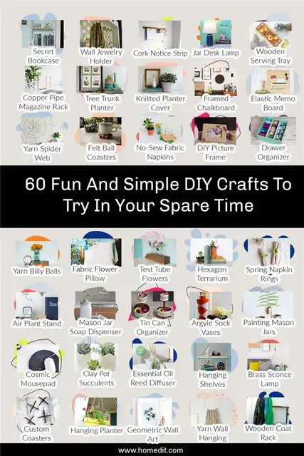 Веселые и простые DIY (своими руками) Crafts To Try In Your Spare Time