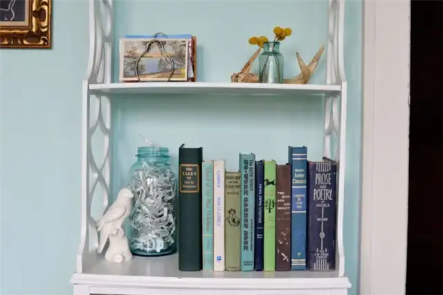 DIY (своими руками) книжный ящик скрыть пятно