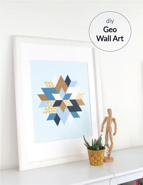 DIY (своими руками) Geo Wall Art