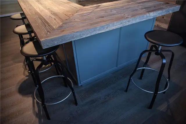 Индустриальные барные стулья для кухни - Кухонная фабрика Espressodesign Aster из Челси-Харбор
