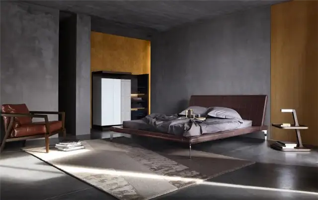 Современные кровати от Roche Bobois - мебель для спальни из коричневой кожи