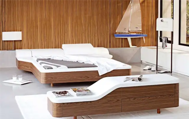 Современные кровати Roche Bobois - мебель для спальни в стиле mid century