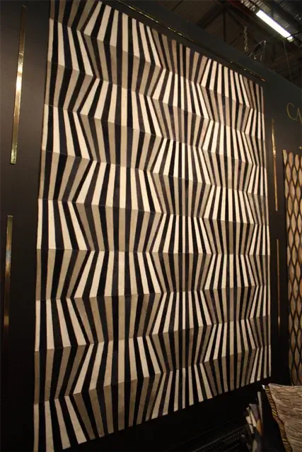 Кожаный ковер Catelluxe - архитектурное шоу Architectural Digest Design Show в Нью-Йорке
