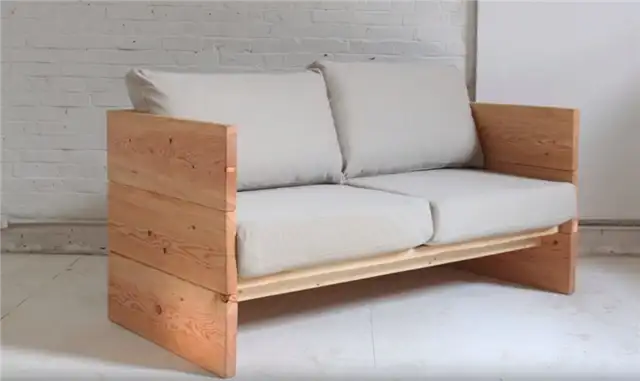 Деревянный диван DIY (своими руками)