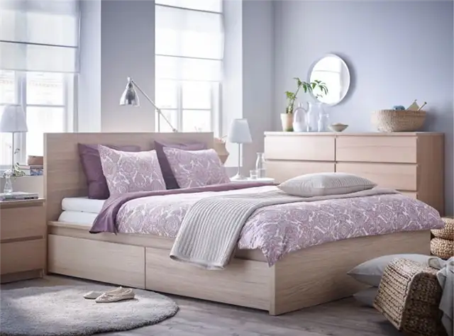 Скандинавская спальня IKEA Malm
