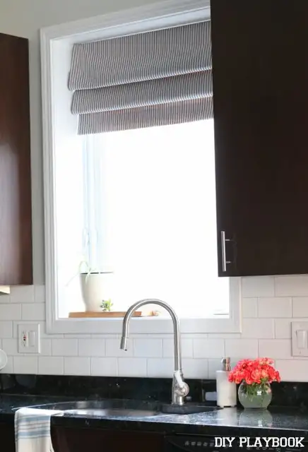 Искусственная римская штора kitchn
