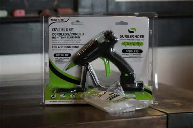 Горячий клеевой пистолет Surebonder High Temp Cordless Mini