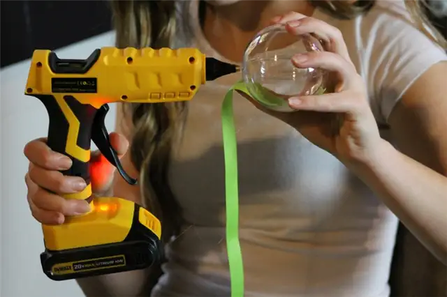 Mellif High Temp Hot Glue Gun Compatible w/ Dewalt Batterie