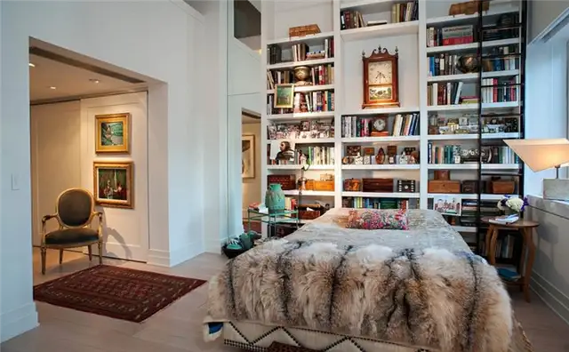 ecletic-interior-design-headboard-bookcase