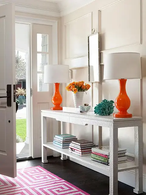 fresh-foyer-pops-of-orange