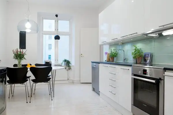 современная система освещения для кухни