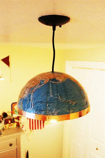 Подвесной светильник DIY (своими руками) Globe