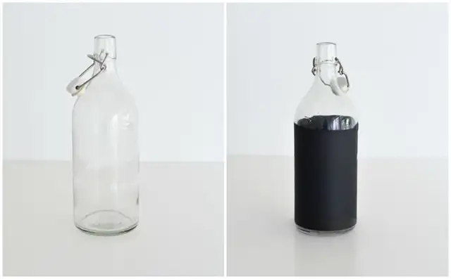Washi tape Halloween Crafts - Bottles