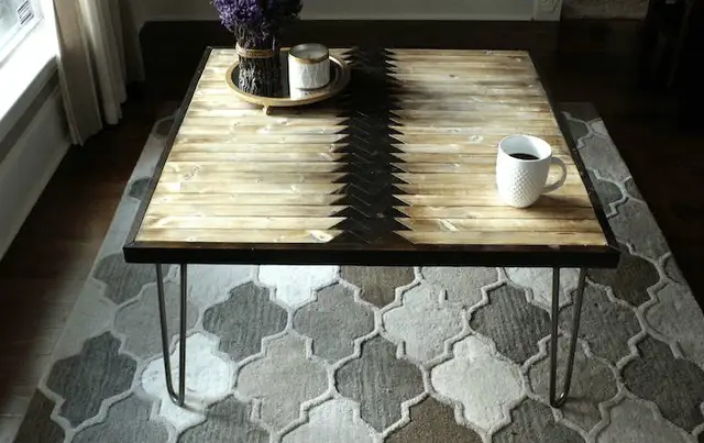 diy племенной журнальный столик