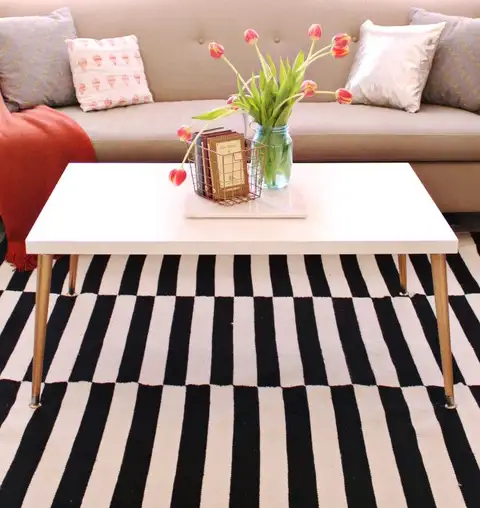 diy midcentury coffee table