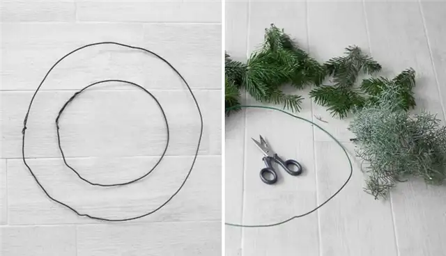 DIY (своими руками) Рождественская люстра Подготовьте провод