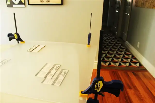 DIY (своими руками) Faux Lucite Frame Alingning Corners