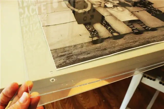 DIY (своими руками) Faux Lucite Frame Photo Prep