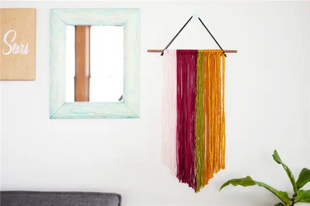 DIY (своими руками) String Wall Art