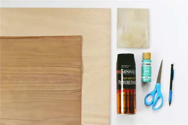 DIY (своими руками) Walnut Veneer Chargers Материалы