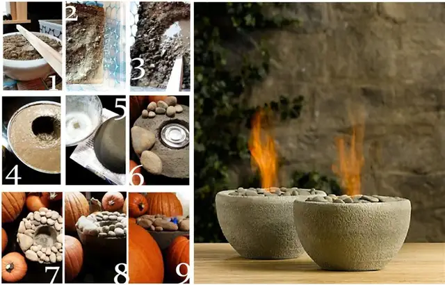 DIY (своими руками) передвижной камин