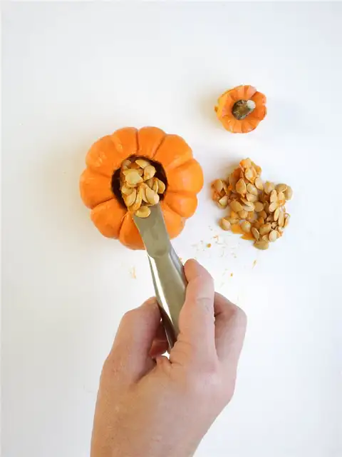 Jewel Tone Pumpkin Votives Выковыряйте семена