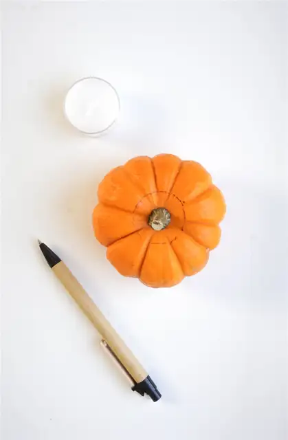 Jewel Tone Pumpkin Votives Нарисуйте круг