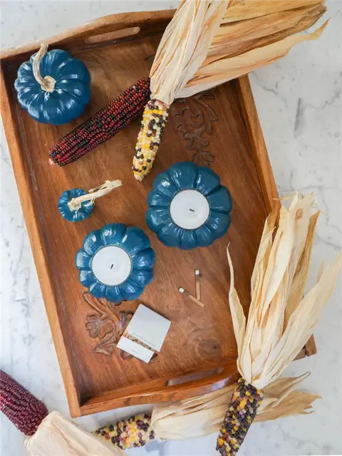 Поднос для тыквы Jewel Tone Pumpkin Votives