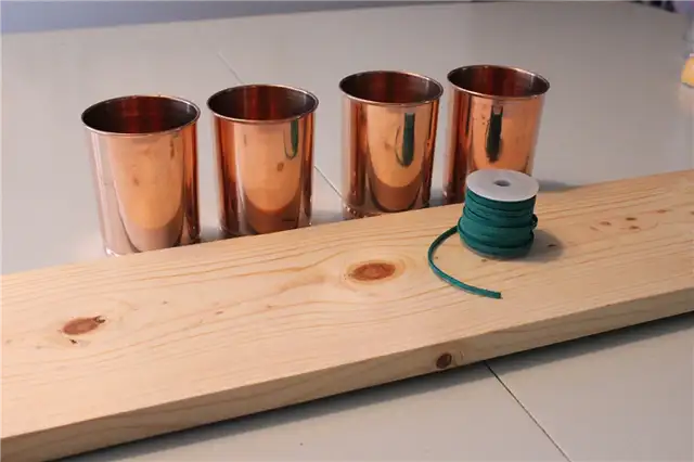 DIY (своими руками) Медный держатель для чашки Материалы для проекта