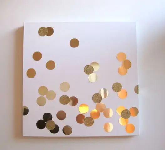 золотое конфетти diy art