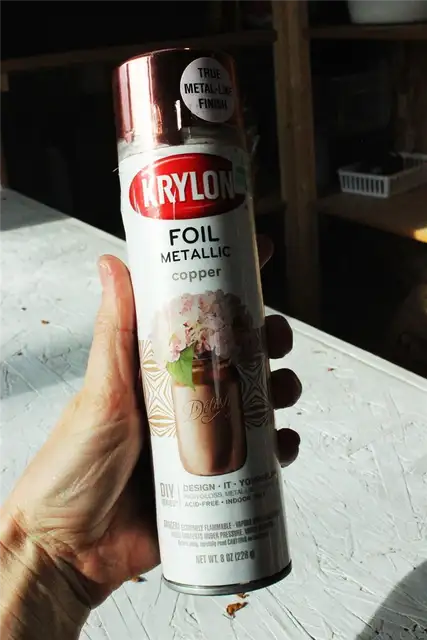 Краска-спрей Krylon для фольгированного металлика медного цвета