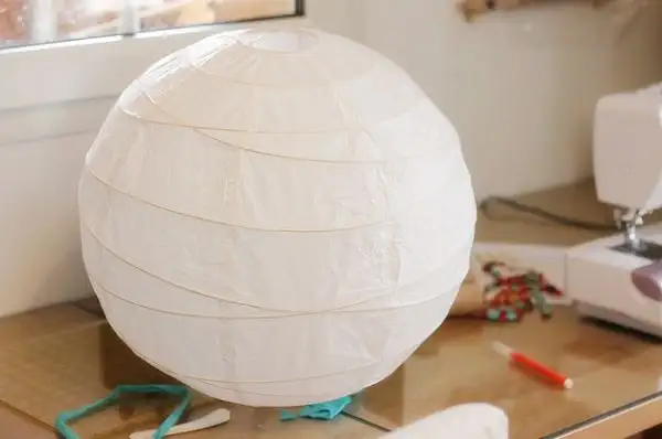 синий фонарь-diy