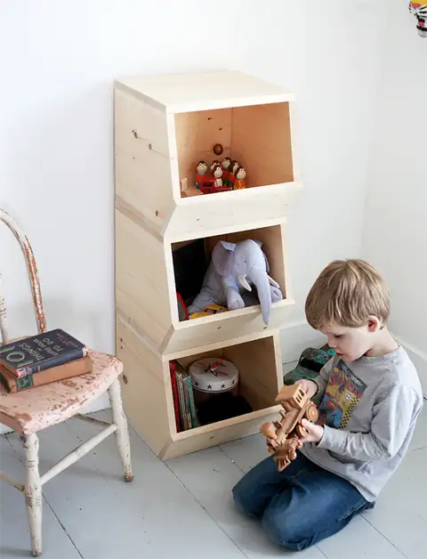 10 идей хранения вещей для детей в стиле DIY (своими руками)