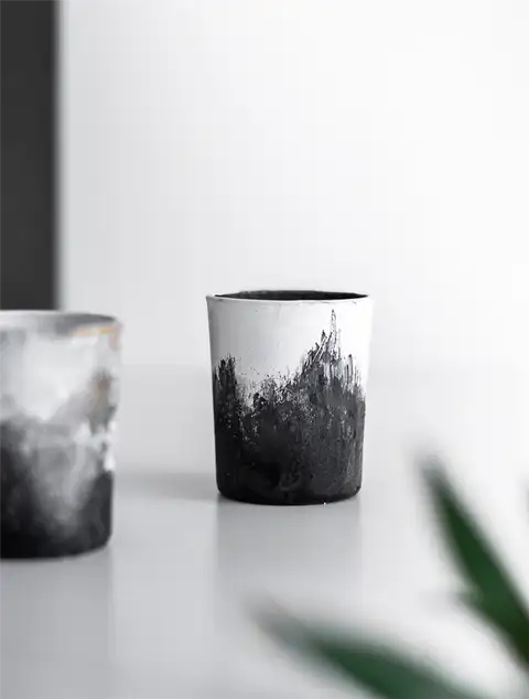 DIY (своими руками) Модный набор контейнеров с ручным брашированием Современный