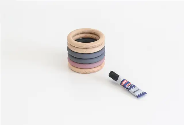 Лампа DIY (своими руками) Wooden Rings - шаг 2