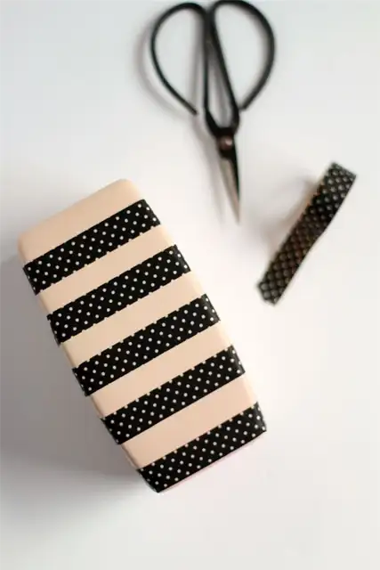 DIY (своими руками) Gold Stripe Vase первый шаг