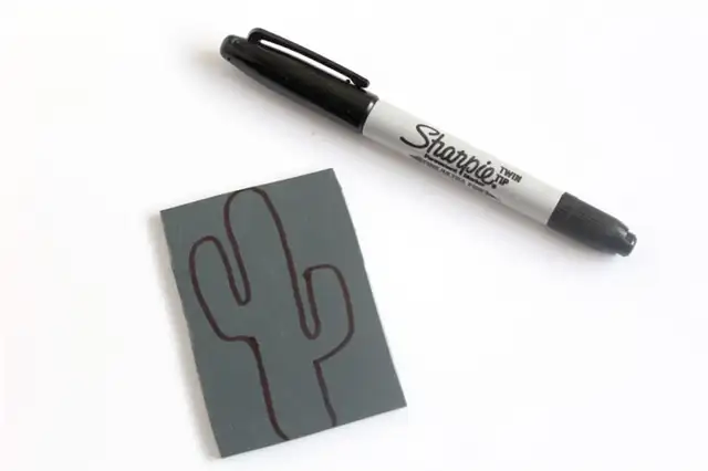 DIY (своими руками) Lino Print Cactus Napkins Cuttinng