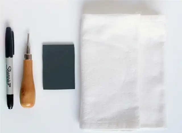 DIY (своими руками) Lino Print Cactus Napkins Supplies