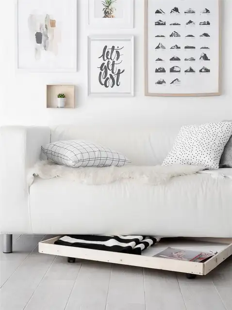 Undersofa Storage On Wheels дизайн