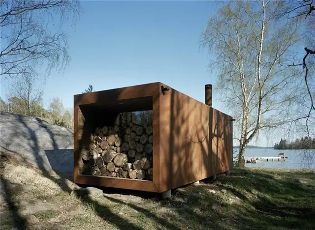 Деревянный склад H-House by Widjedal Racki Bergerhoff