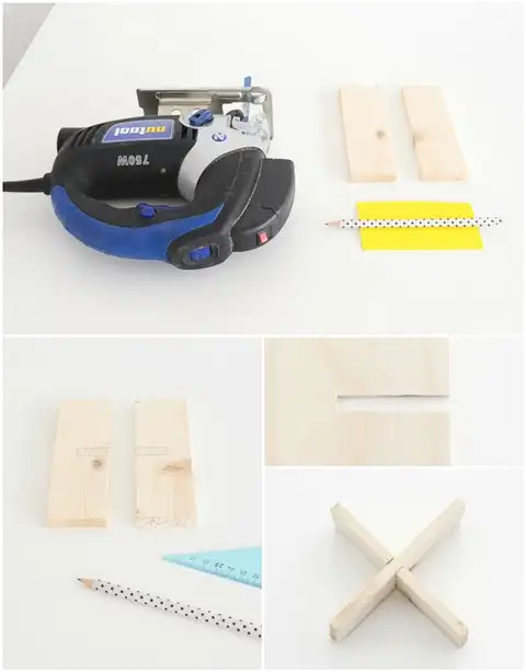 Деревянная подставка DIY (своими руками) Handy Материалы и шаги