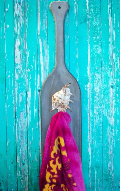 DIY (своими руками) Paddle Towel Hook Home Decor