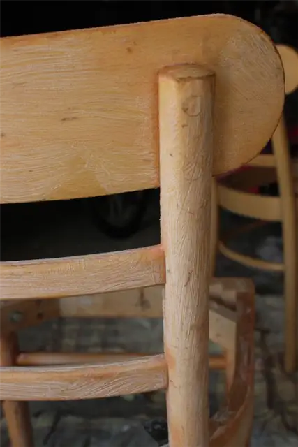 DIY (своими руками) Refinish Wooden Dining Chairs - розовая отделка