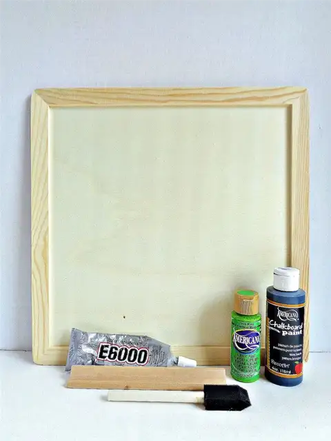 DIY (своими руками) Mini Chalkboard Wall Hanging Supplies