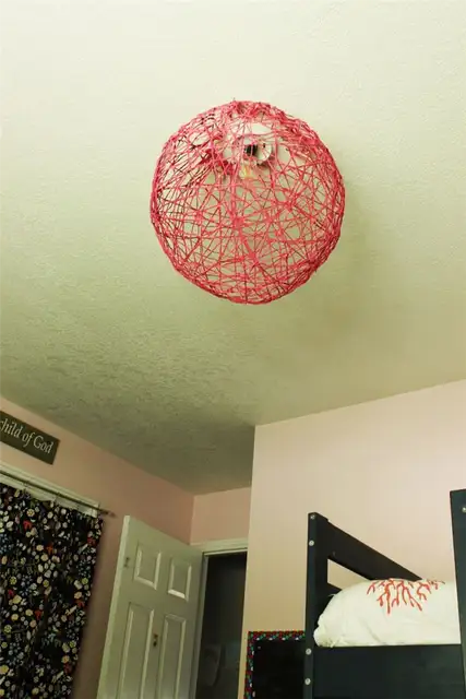 DIY (своими руками) String Globe Light Craft