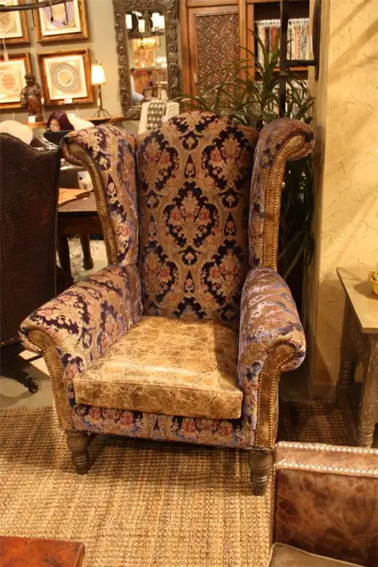 кресло из смешанных материалов bella rustica