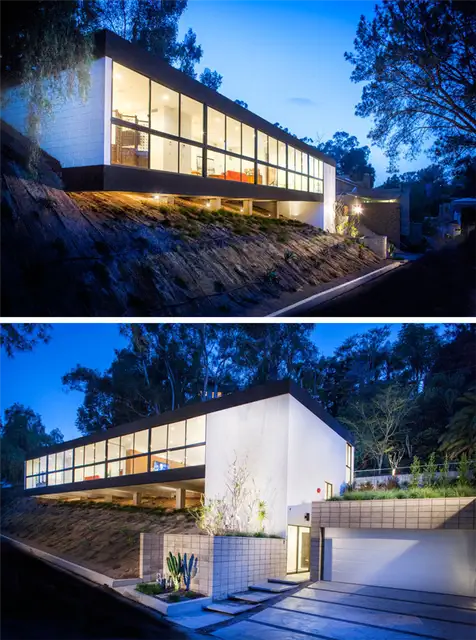 Наклонная и консольная крыша Clea House