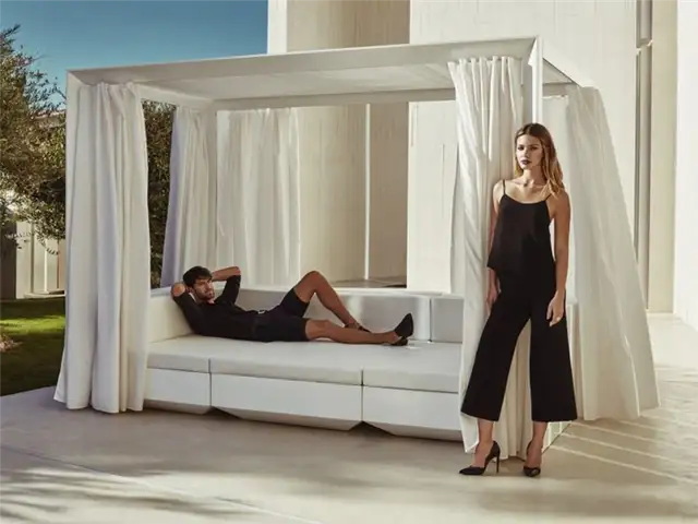 Кровать с балдахином Vela от Vondom