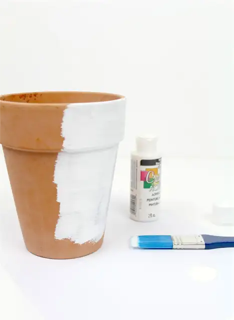 DIY (своими руками) медной фольги Planter начать рисовать